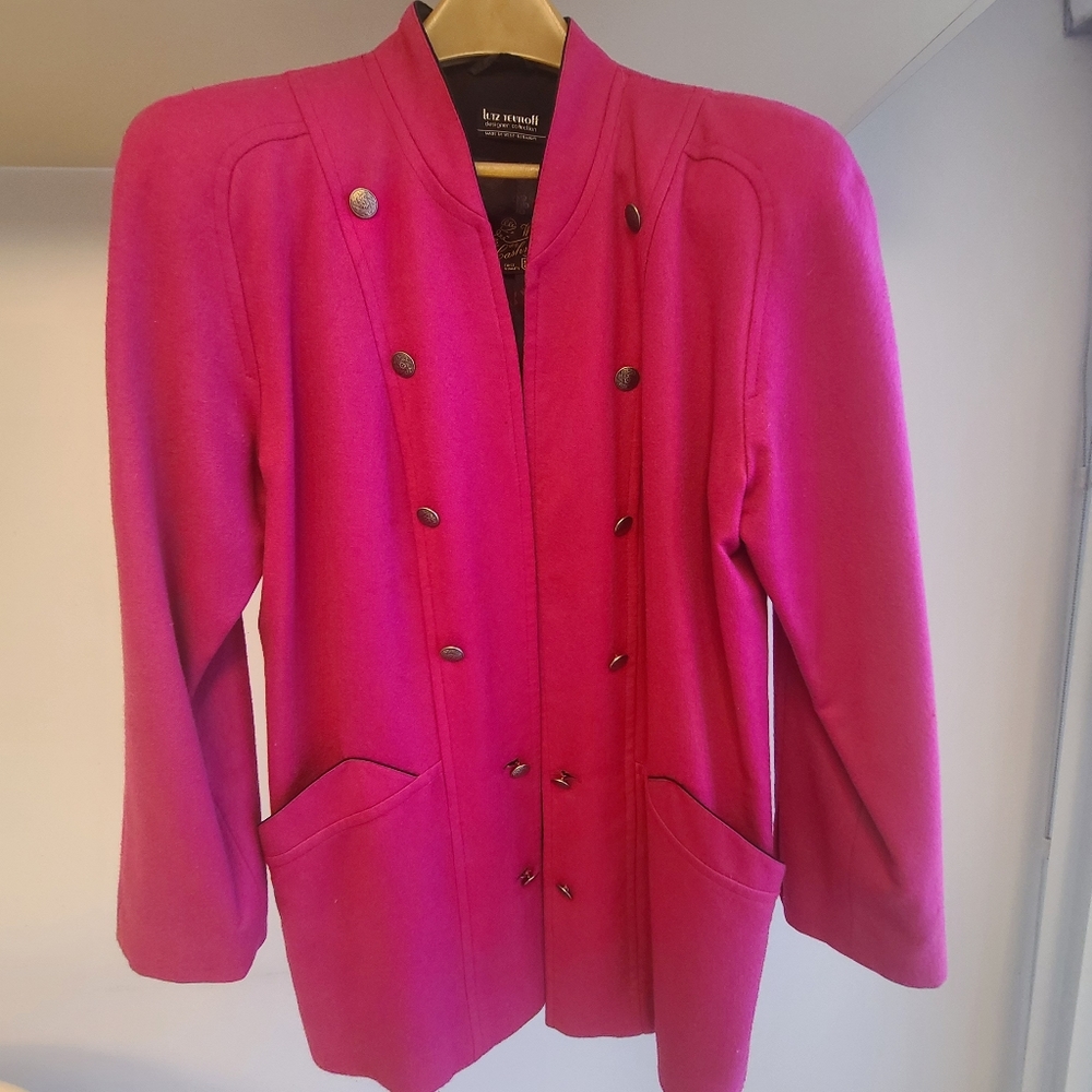 Lutz Teutloff Vintage 80s Wool /Cashmere blend Jacket